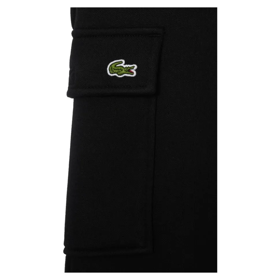 Sporty bomullsjoggebukse i fleece