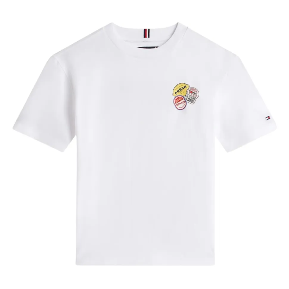 Sticker Print Graphic T-Shirt