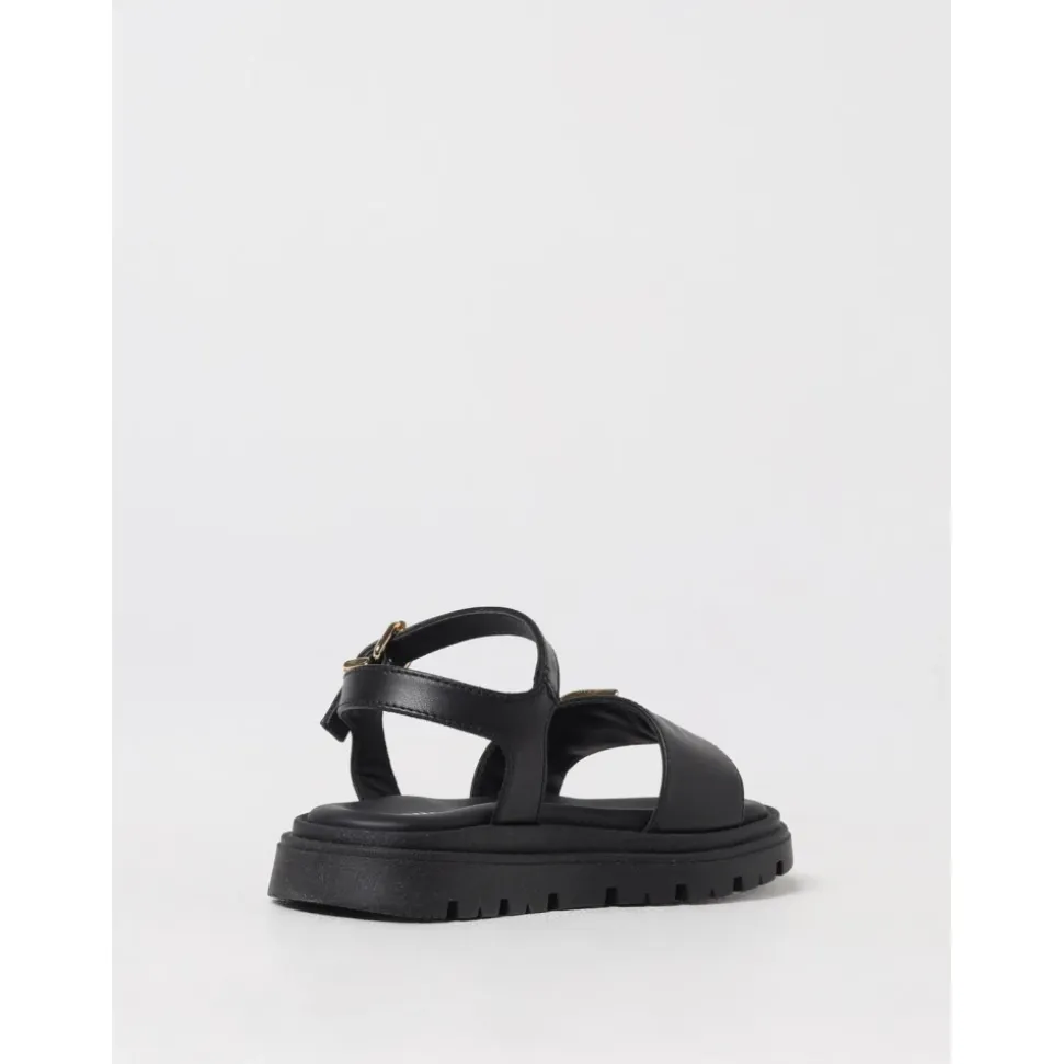 Stilige Sandaler med Spenne og Platåsåle