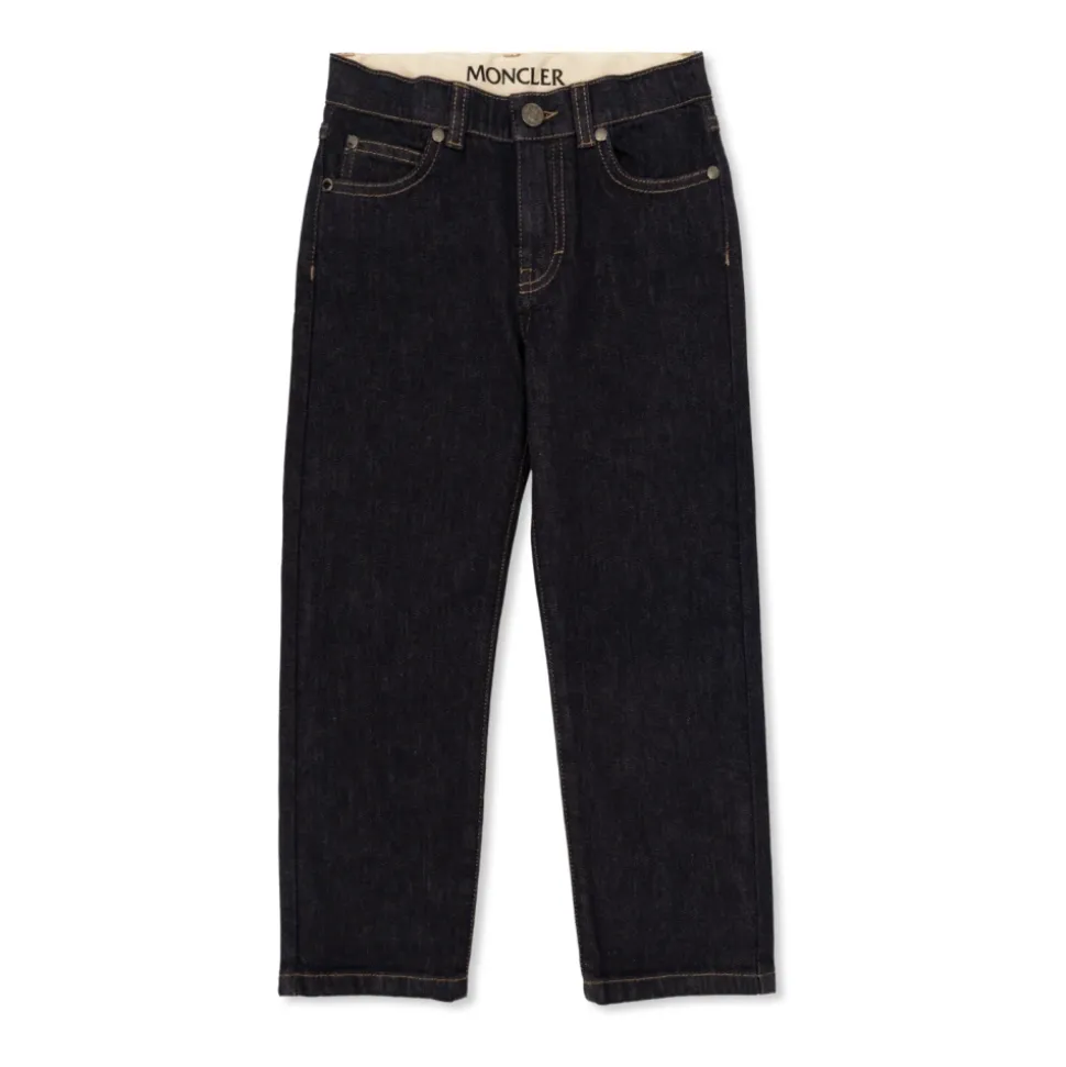 Straight-leg jeans