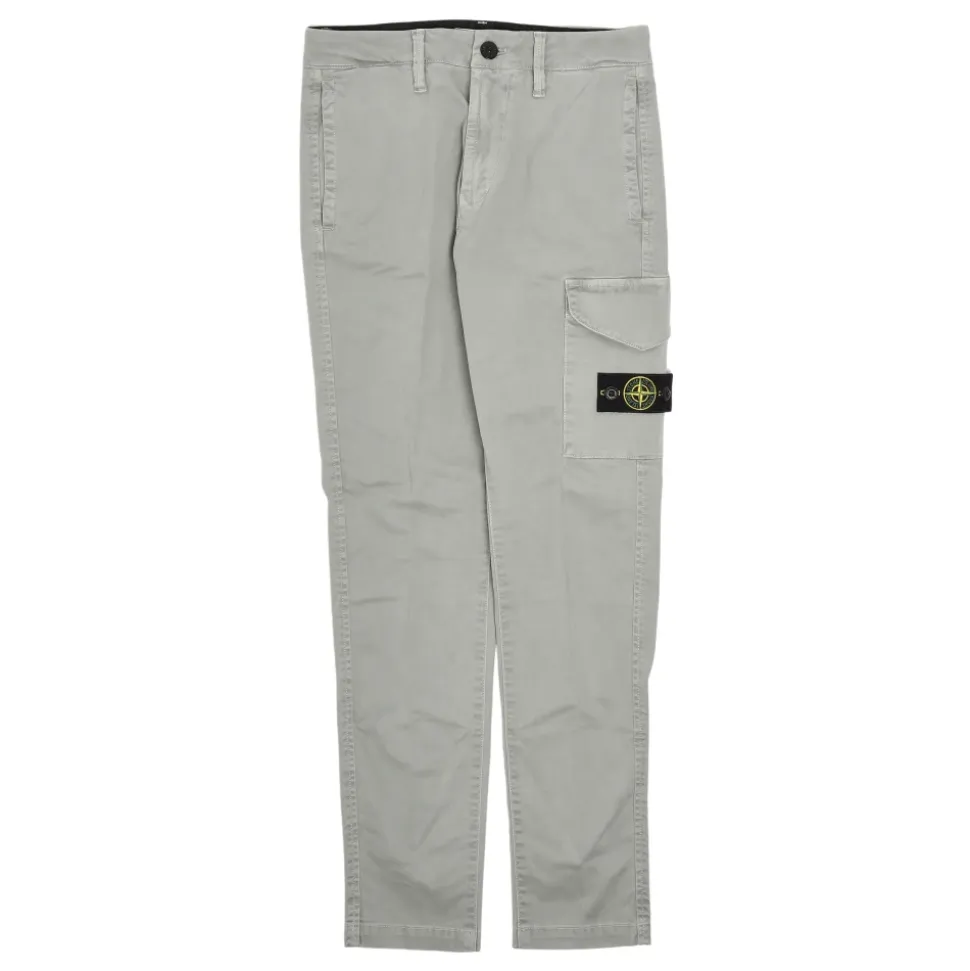 Stretch Cotton Cargo Trousers