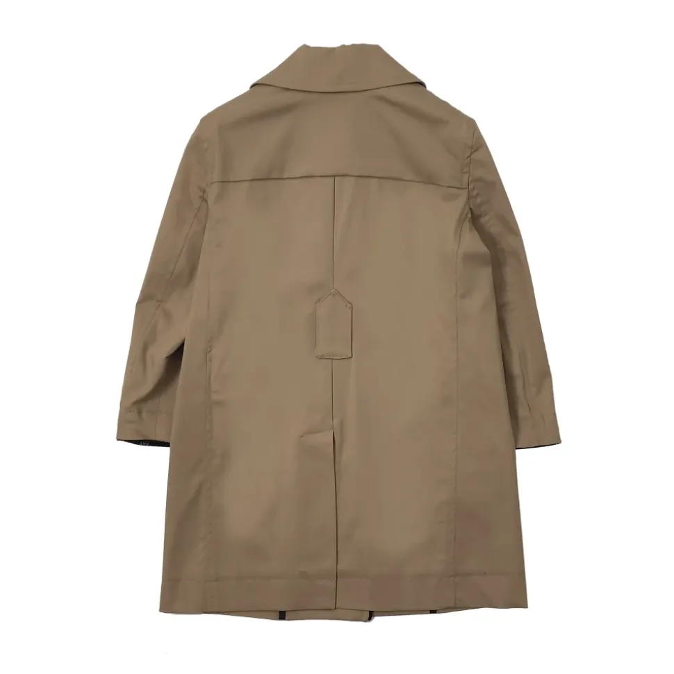 Stretch Gabardine Trench