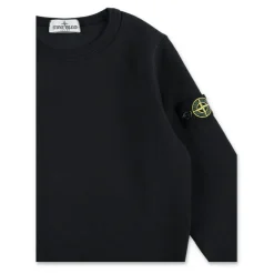Strikket Genser med Rund Hals i Fleece