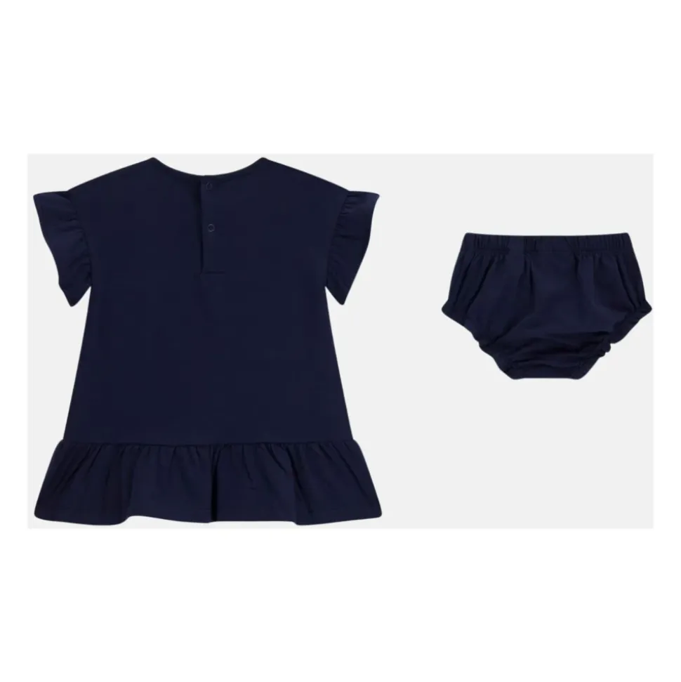 Striped Jersey Dress and Pantie Set