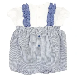 Striped Linen Romper
