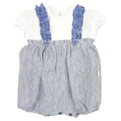 Striped Linen Romper