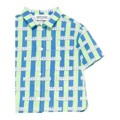 Striped Logo-Print Shirt