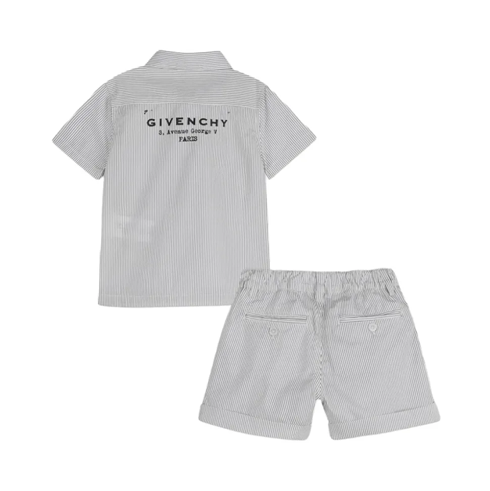Striped Short Set
