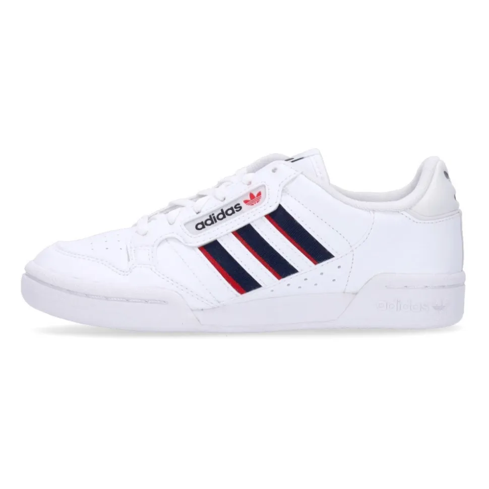 Stripes J Lav Sko med Cloud White/Navy/Red