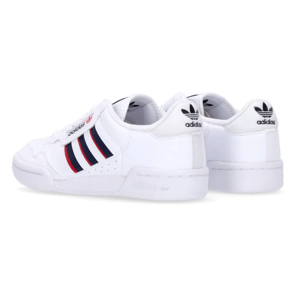 Stripes J Lav Sko med Cloud White/Navy/Red