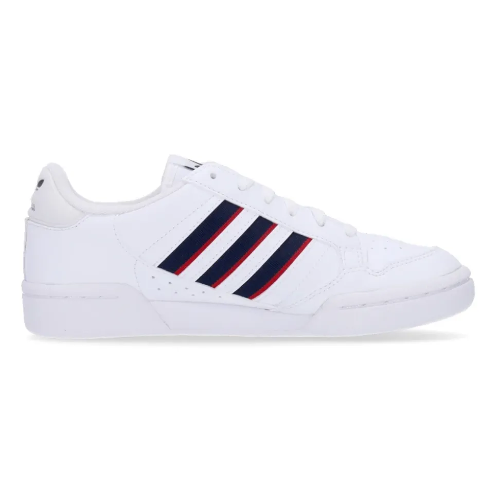 Stripes J Lav Sko med Cloud White/Navy/Red