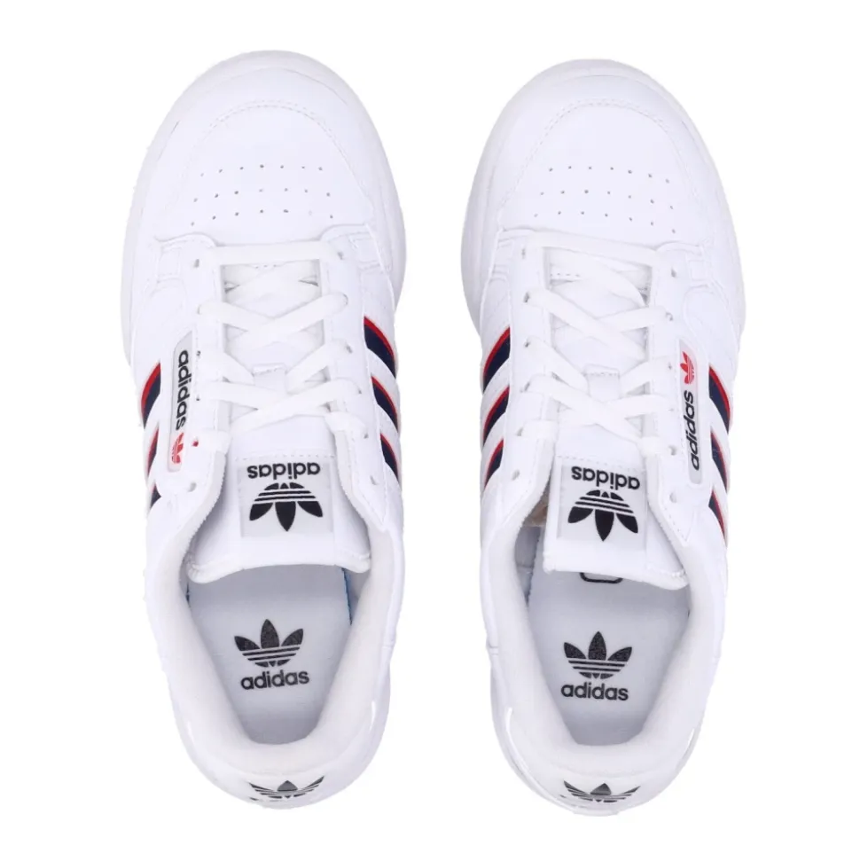 Stripes J Lav Sko med Cloud White/Navy/Red