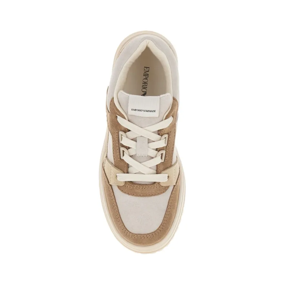 Suede sneakers