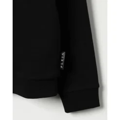 Svart Barn ZipUp Hoodie