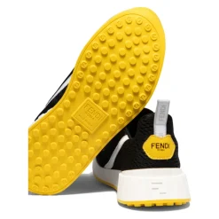Svarte Monogram Sneakers for Gutter