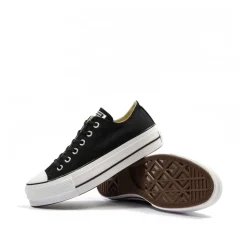 Svarte Platform Sneakers Urban Stil