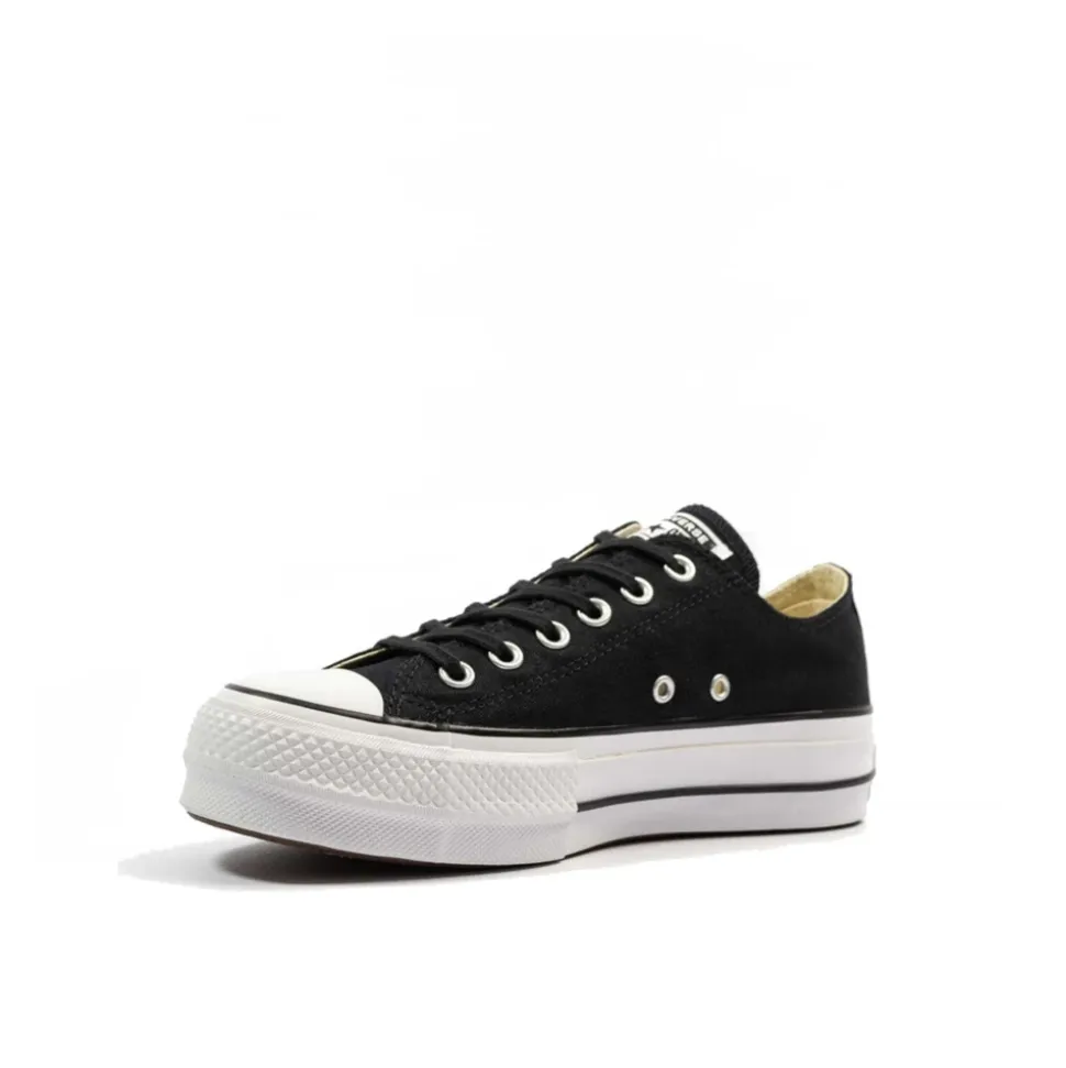 Svarte Platform Sneakers Urban Stil