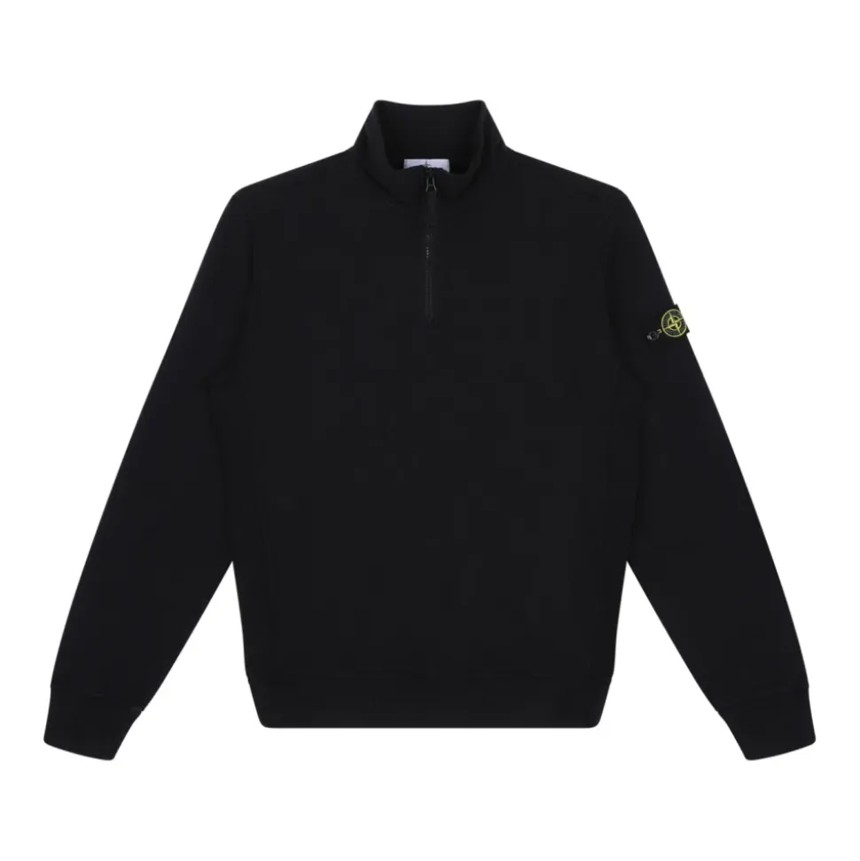 Svarte Polos og Sweatshirt med Half-Zip