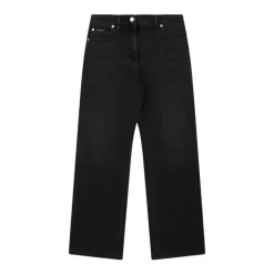 Svart Logo Plaque Jeans