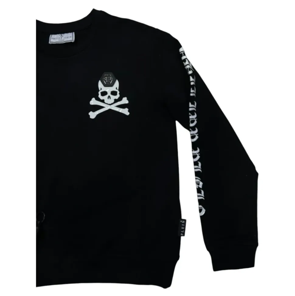 Svart Sweatshirt Barnemote