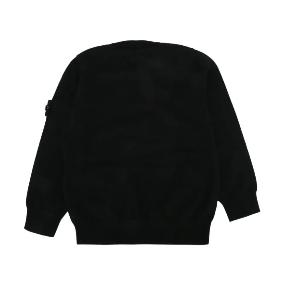 Svart Sweatshirt for Gutter SS25