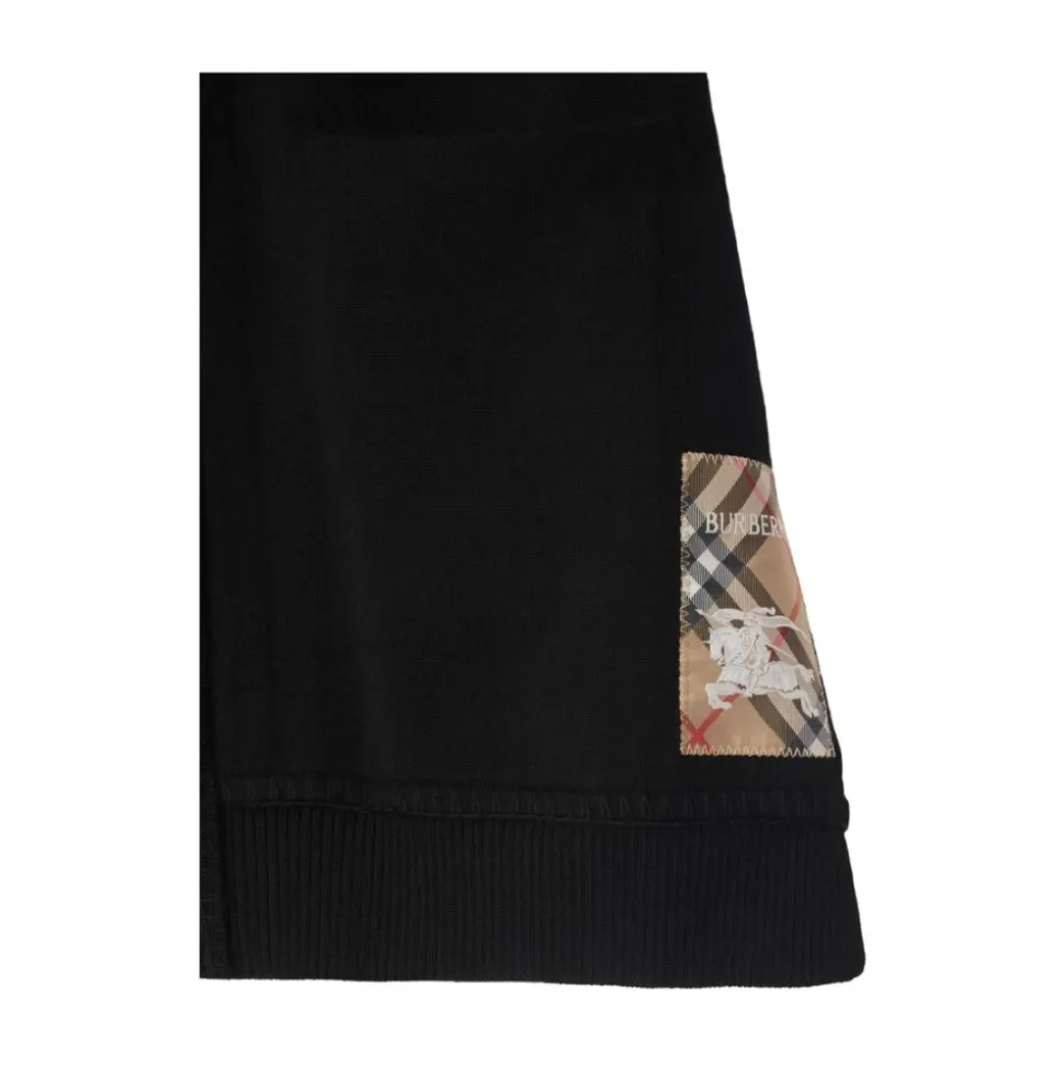 Svart ullblanding Ermeløs Vest