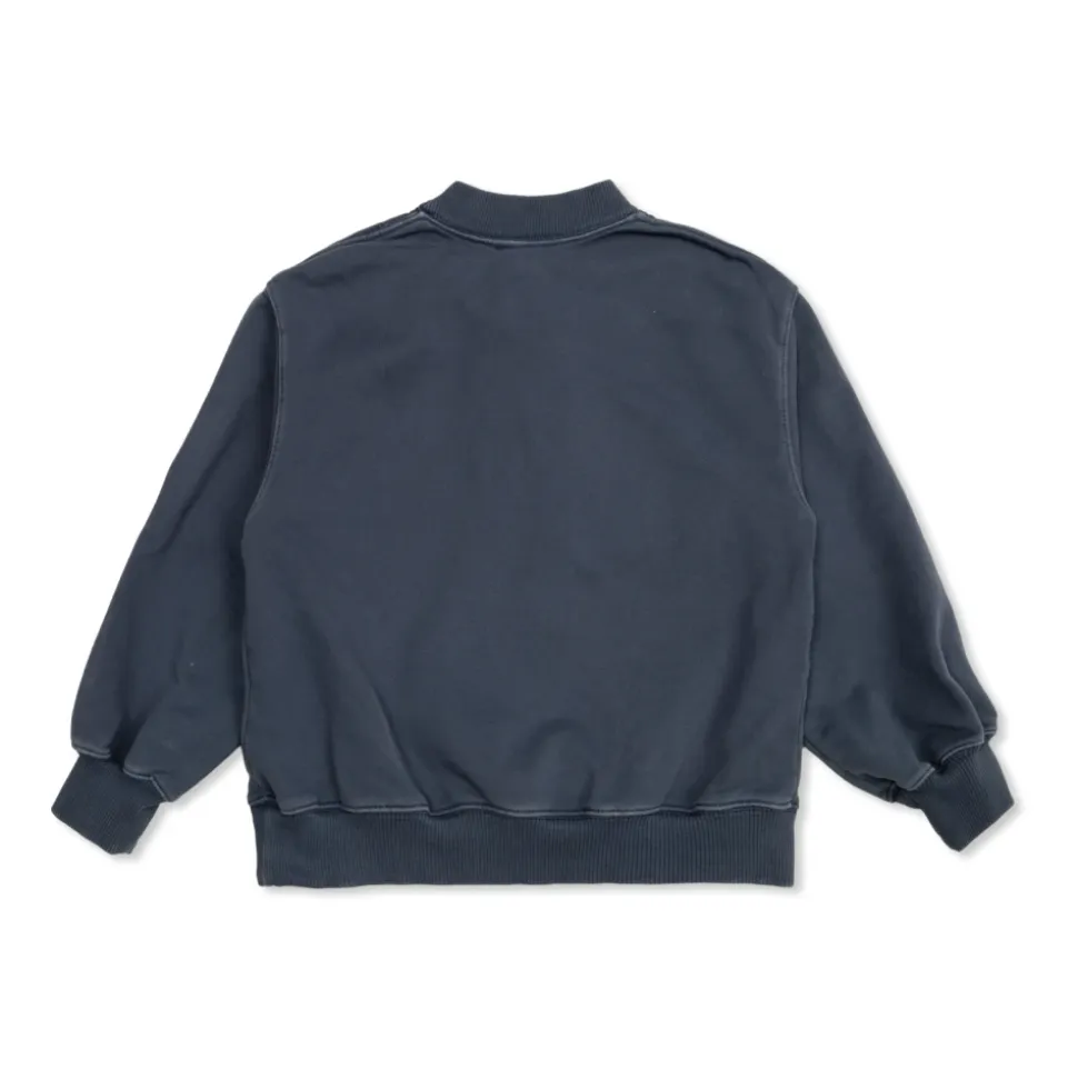 Sweatshirt med brodert logo