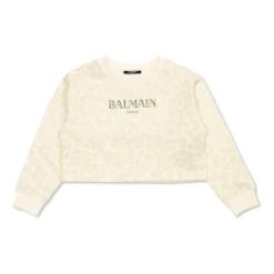 Sweatshirt med trykt logo