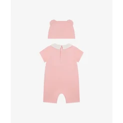 Teddy Bear bomullsjersey sparkedress og hatt-sett