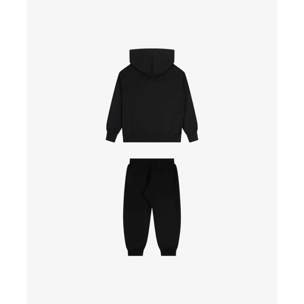 Teddy Bear bomulls-jumpsuit med hettegenser