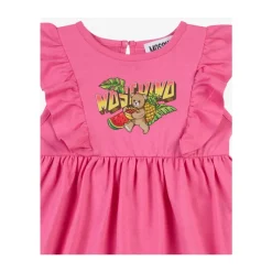 Teddy Bear Cotton Jersey Dress