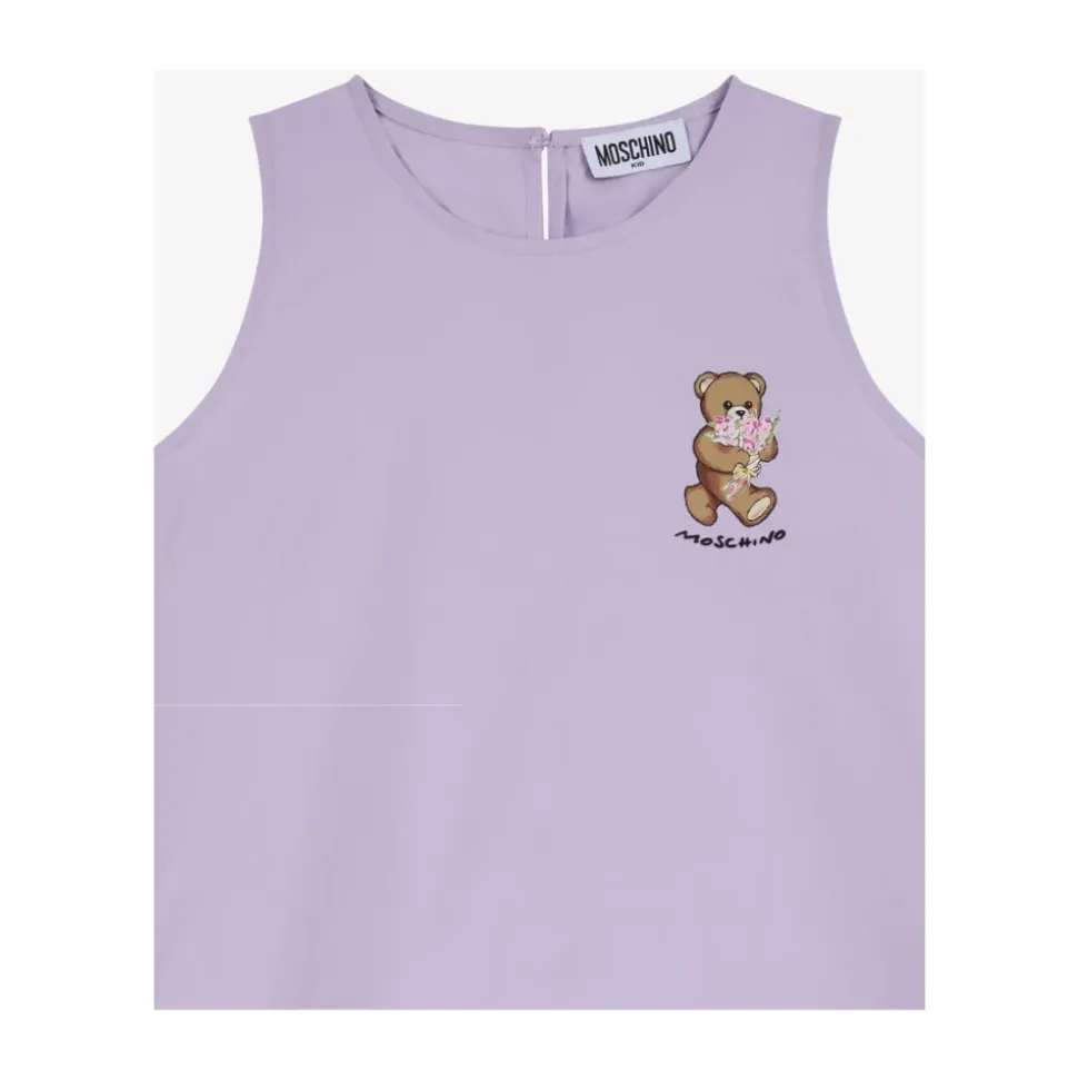 Teddy Bear kjole i bomulls poplin