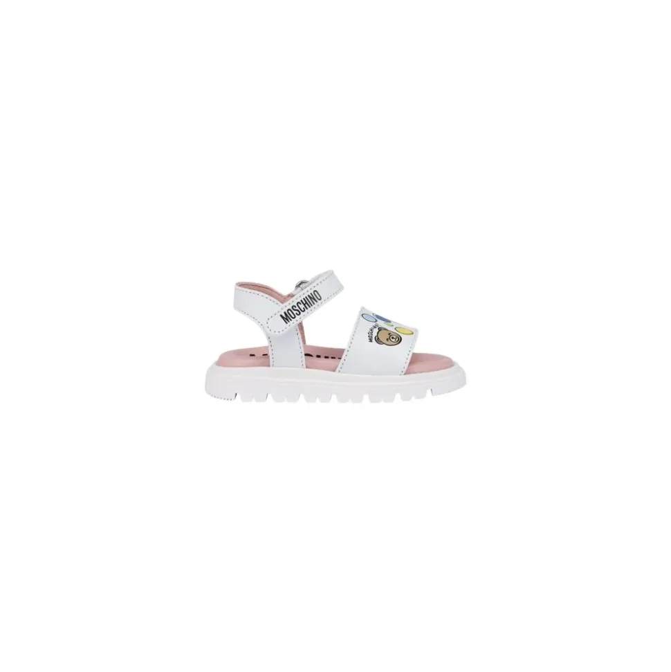 Teddy Bear Leather Sandals