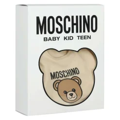Teddy Bear Logo Hatt og Smekkesett