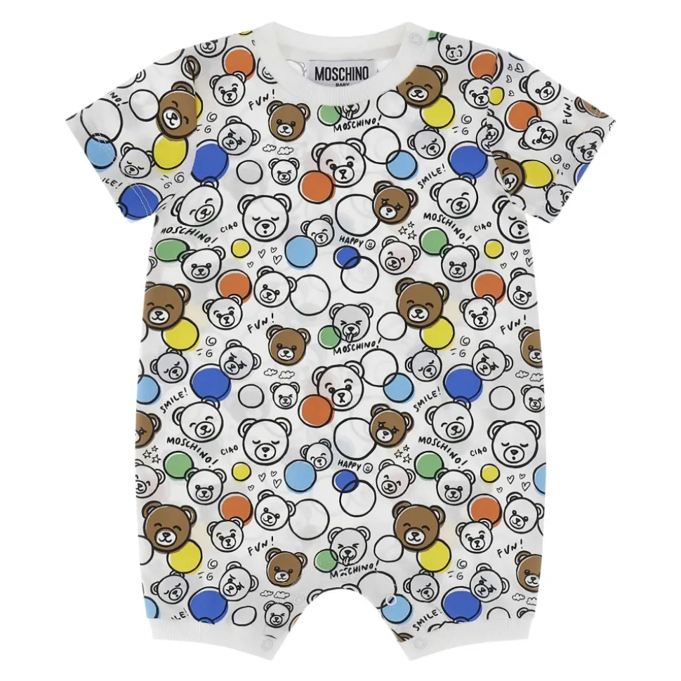 Teddy Bear Printed Bodysuit
