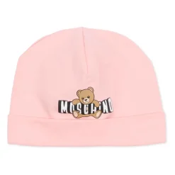 Teddybjørn Bomulls Romper, Lue og Smekkesett