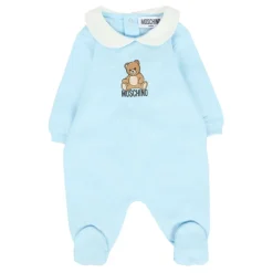 Teddybjørn Rompers i lyseblå