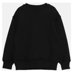 Teddy-motif Crew-neck Sweatshirt
