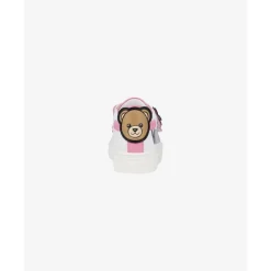 Teddy Patch Nappa Leather Sneakers