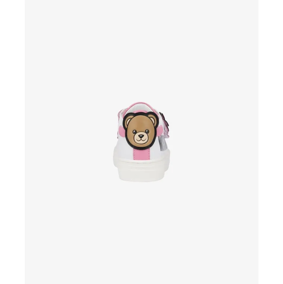 Teddy Patch Nappa Leather Sneakers