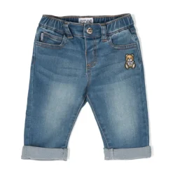 Teddy Patch Stretch Denim Bukser