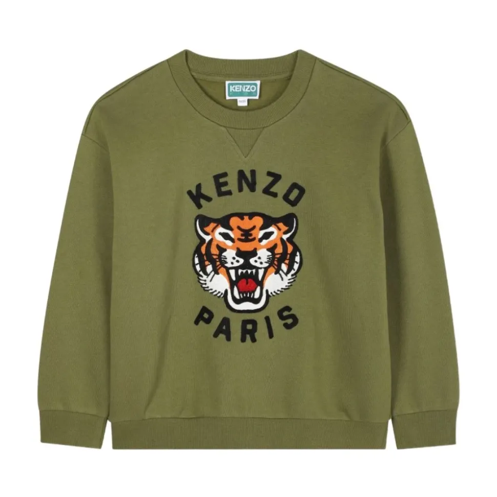 Tiger Embroidered Sweatshirt