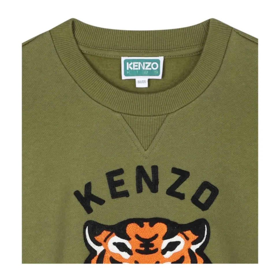 Tiger Embroidered Sweatshirt