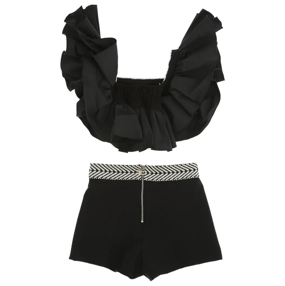 Topp og shortssett
