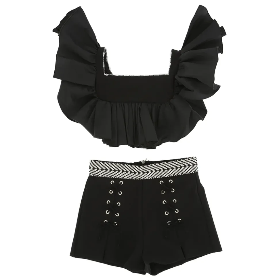 Topp og shortssett