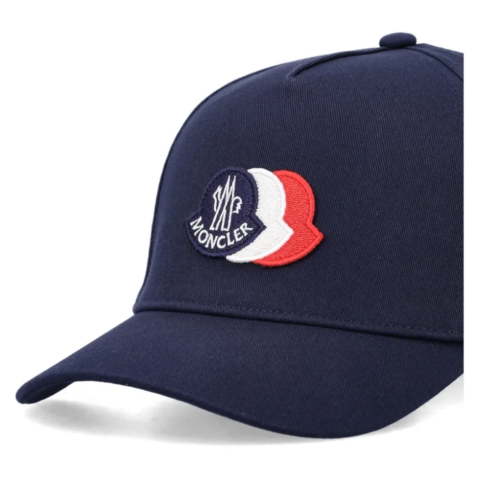 Tricolor Logo Cotton Baseball Cap