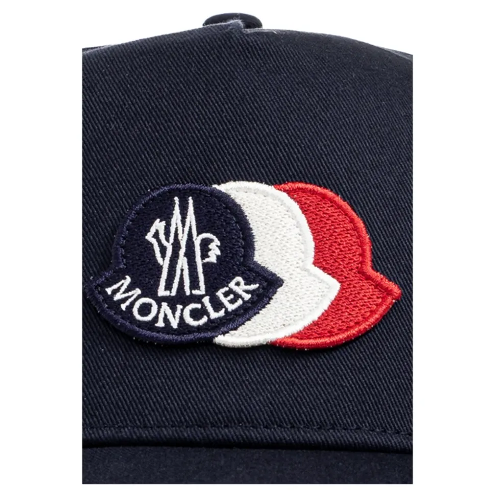 Tricolor Logo Cotton Baseball Cap