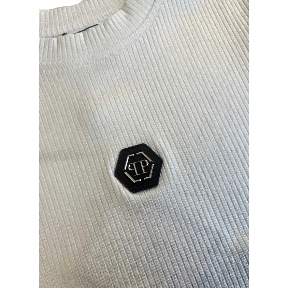 T-shirt Girocollo Cropped