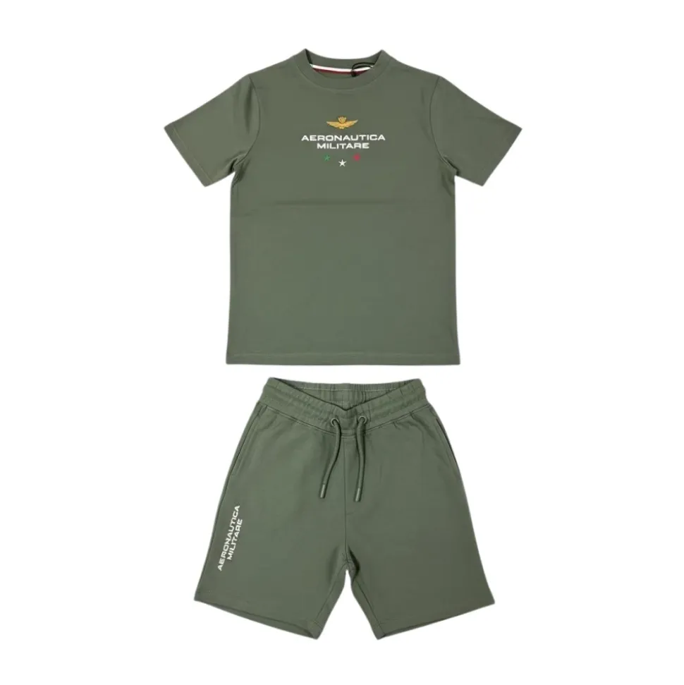 T-skjorte med cargo-bermuda
