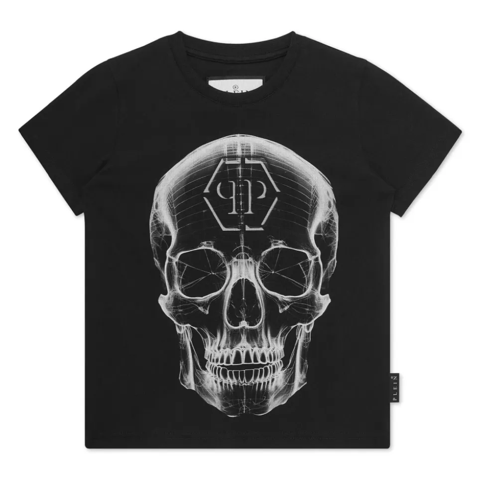 T-skjorte Rund Hals SS Skull